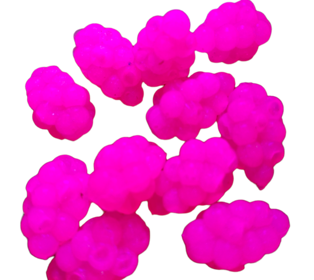 Pink Lady colored Stinger soft beads.